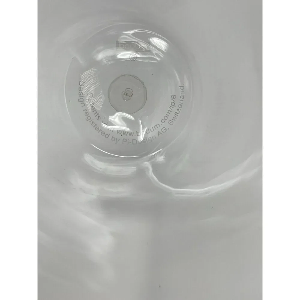 Bodum PAVINA 450mL 15oz Double-Wall Insulated Tall Glass Coffee Mug Cup Clear